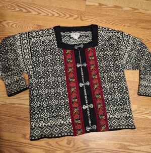 llbean icelandic wool sweater vintage